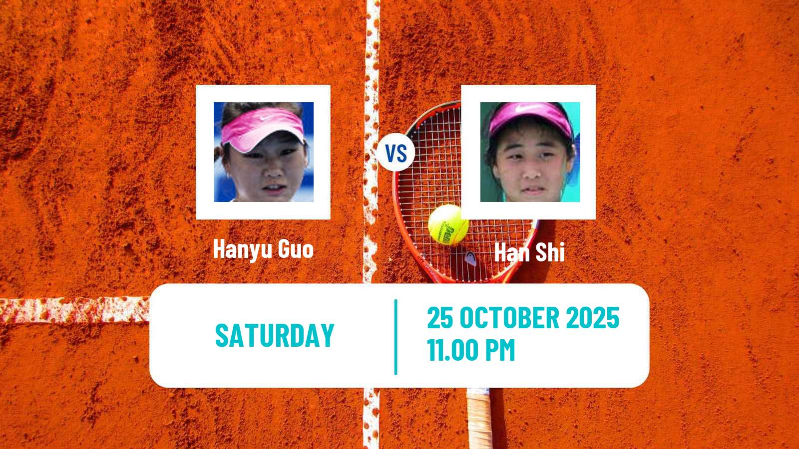 Tennis WTA Jiujiang Hanyu Guo - Han Shi