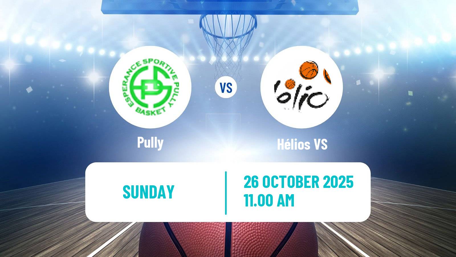 Basketball Swiss SB League Basketball Women Pully - Hélios VS