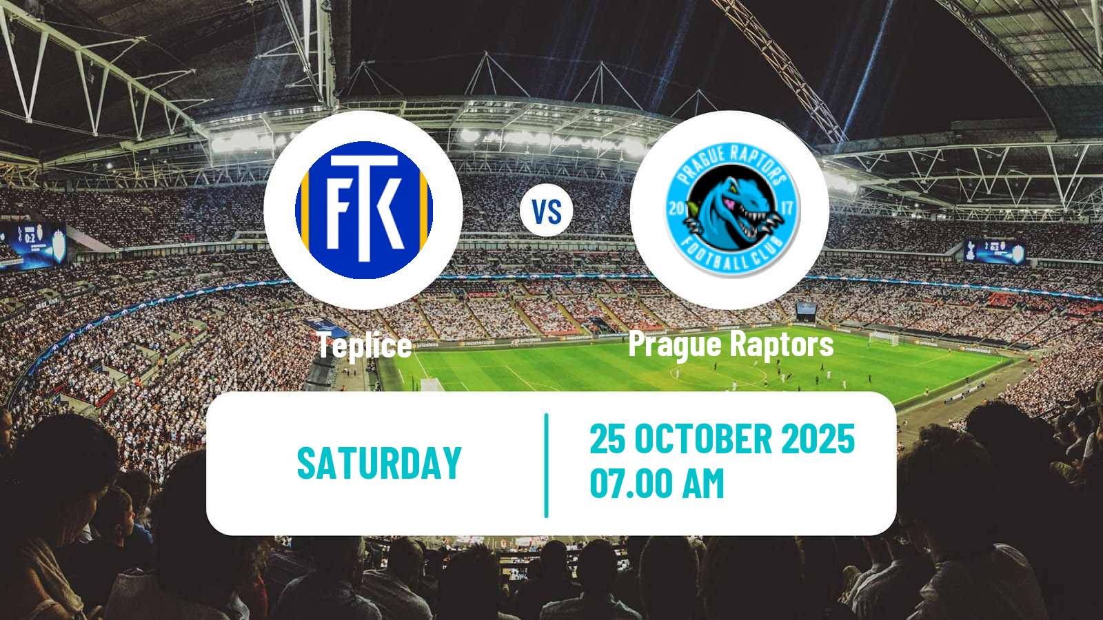 Football Czech 2 Liga Women Teplice - Prague Raptors
