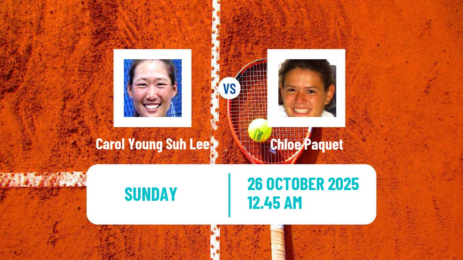 Tennis WTA Jiujiang Carol Young Suh Lee - Chloe Paquet