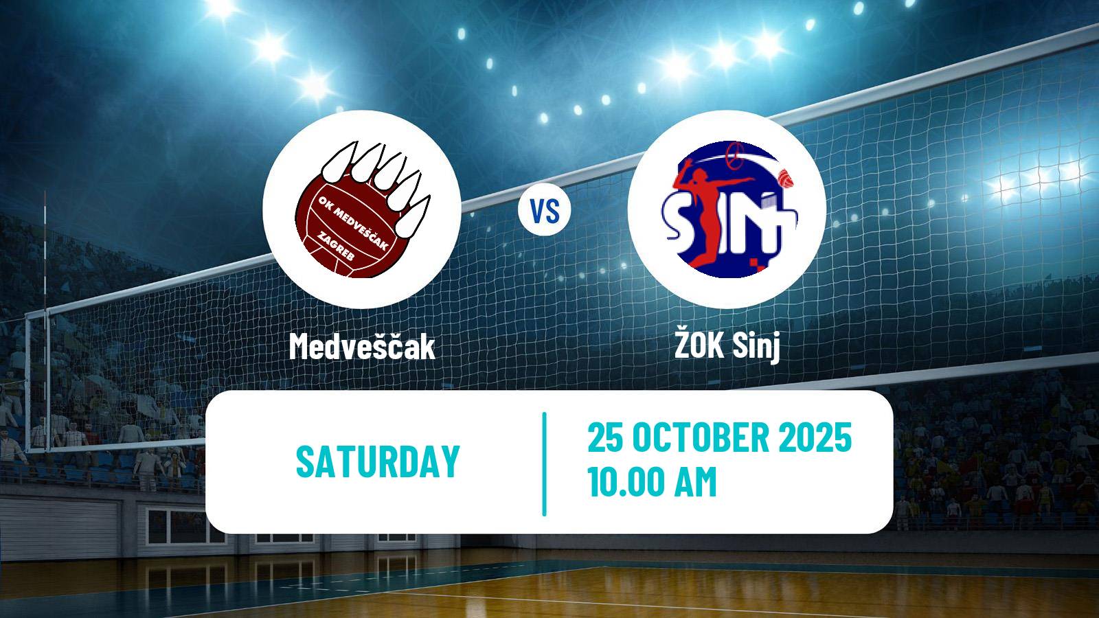Volleyball Croatian Prva Liga Volleyball Women Medveščak - Sinj
