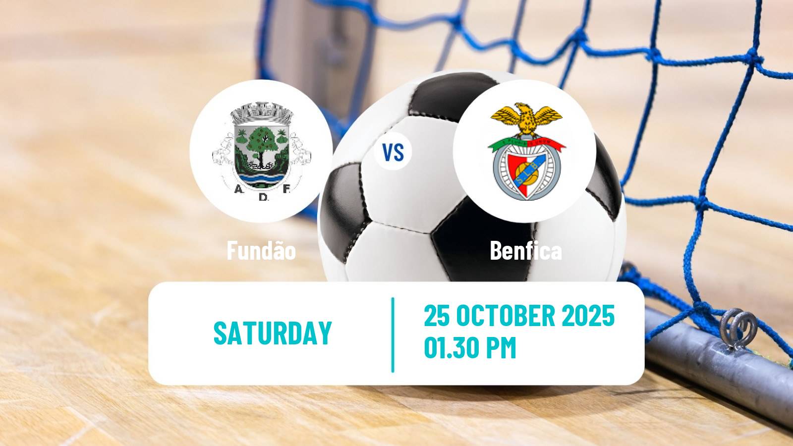 Futsal Portuguese 1ª divisão Futsal Fundão - Benfica