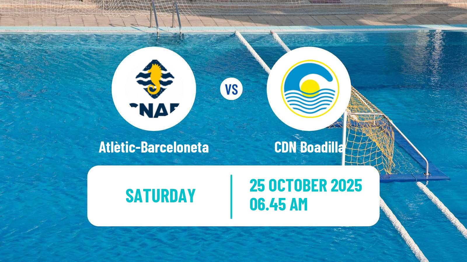 Water polo Spanish Liga Premaat Atlètic-Barceloneta - Boadilla