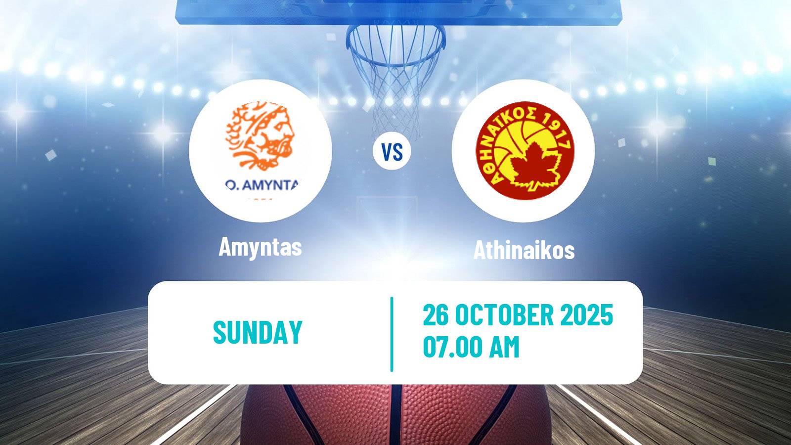 Basketball Greek Basket League A1 Women Amyntas - Athinaikos