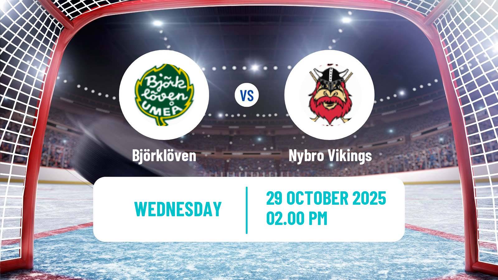 Hockey Swedish Hockey Allsvenskan Björklöven - Nybro Vikings