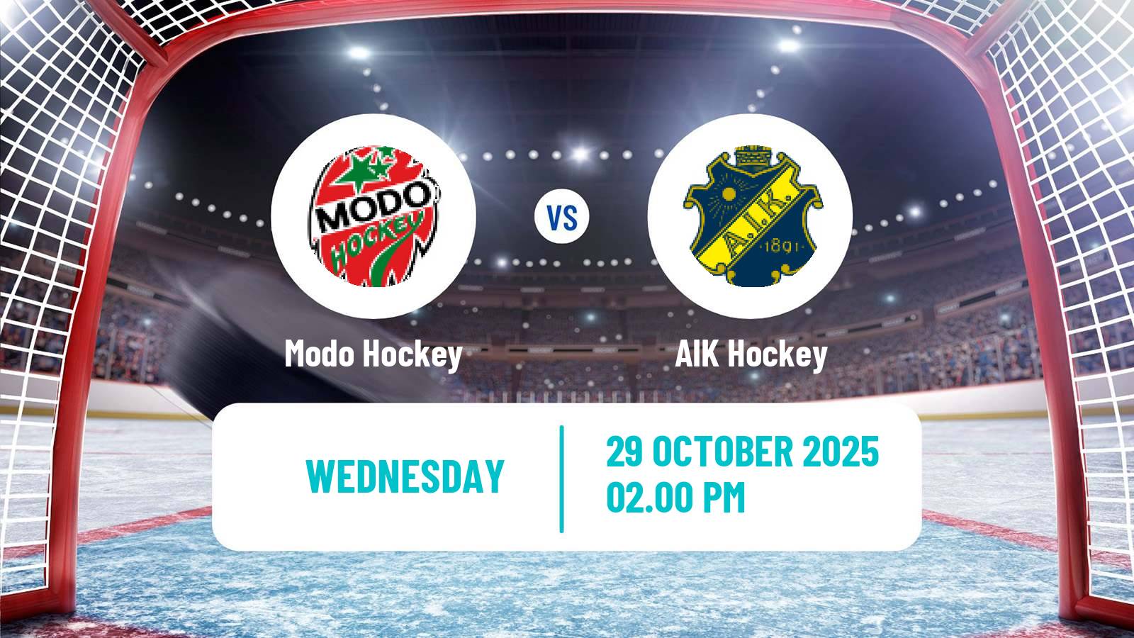 Hockey Swedish Hockey Allsvenskan Modo - AIK