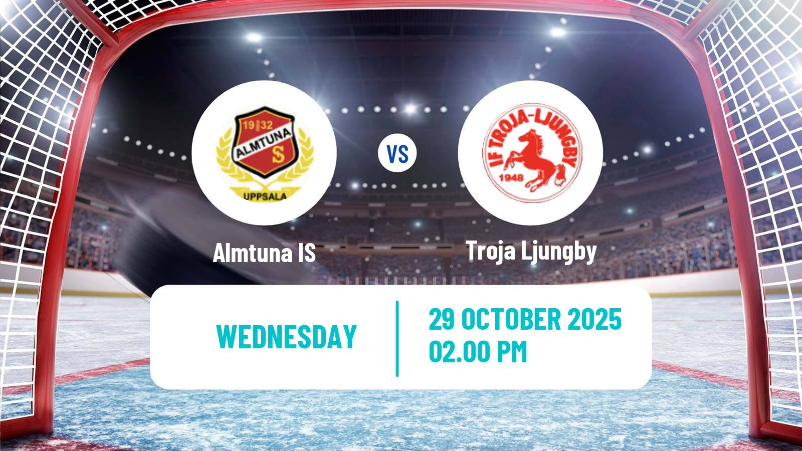 Hockey Swedish Hockey Allsvenskan Almtuna IS - Troja Ljungby