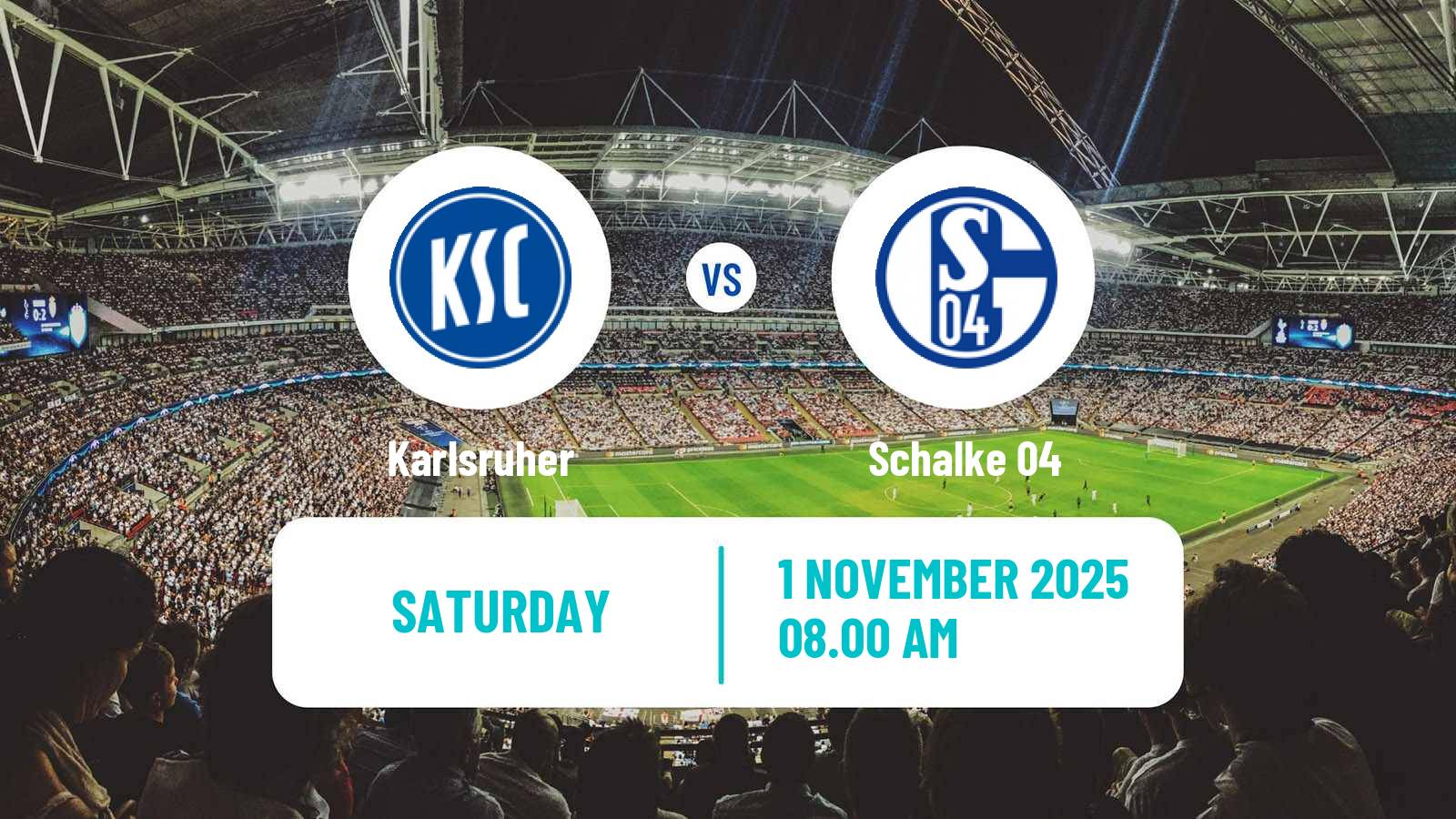 Football German 2 Bundesliga Karlsruher - Schalke 04
