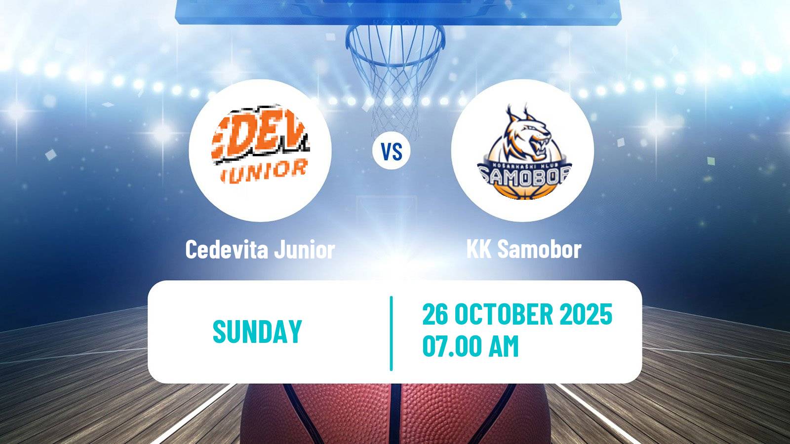 Basketball Croatian Premijer Liga Basketball Cedevita Junior - Samobor