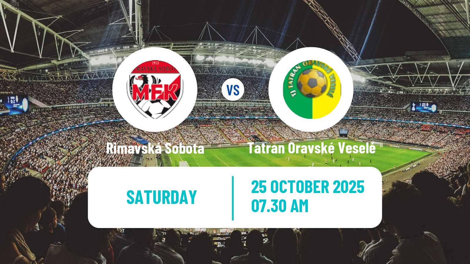 Soccer Slovak 3 Liga Central Rimavská Sobota - Tatran Oravské Veselé