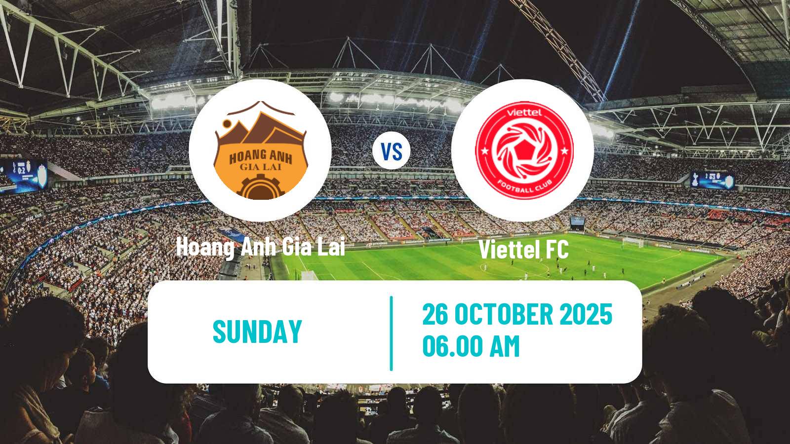 Football Vietnamese V League 1 Hoang Anh Gia Lai - Viettel