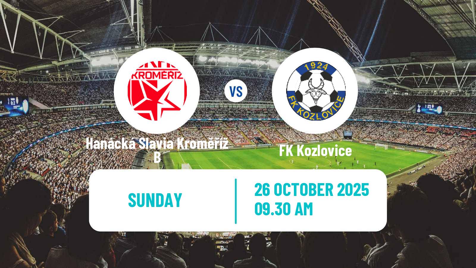 Football Czech Division E Hanácká Slavia Kroměříž B - Kozlovice