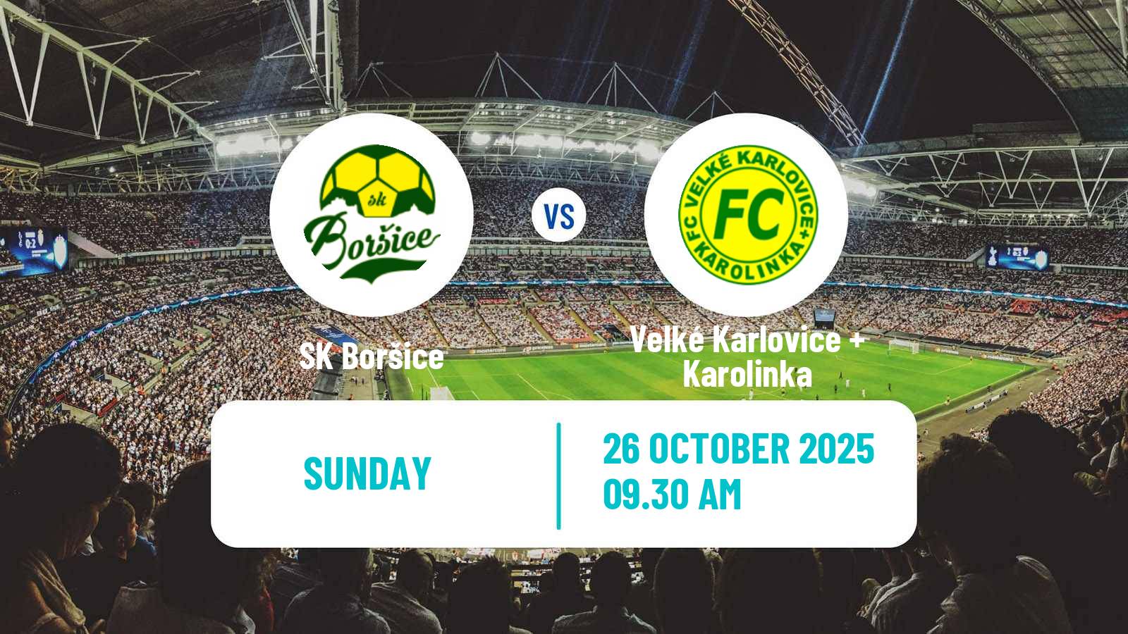 Football Czech Zlinsky KP Boršice - Velké Karlovice + Karolinka