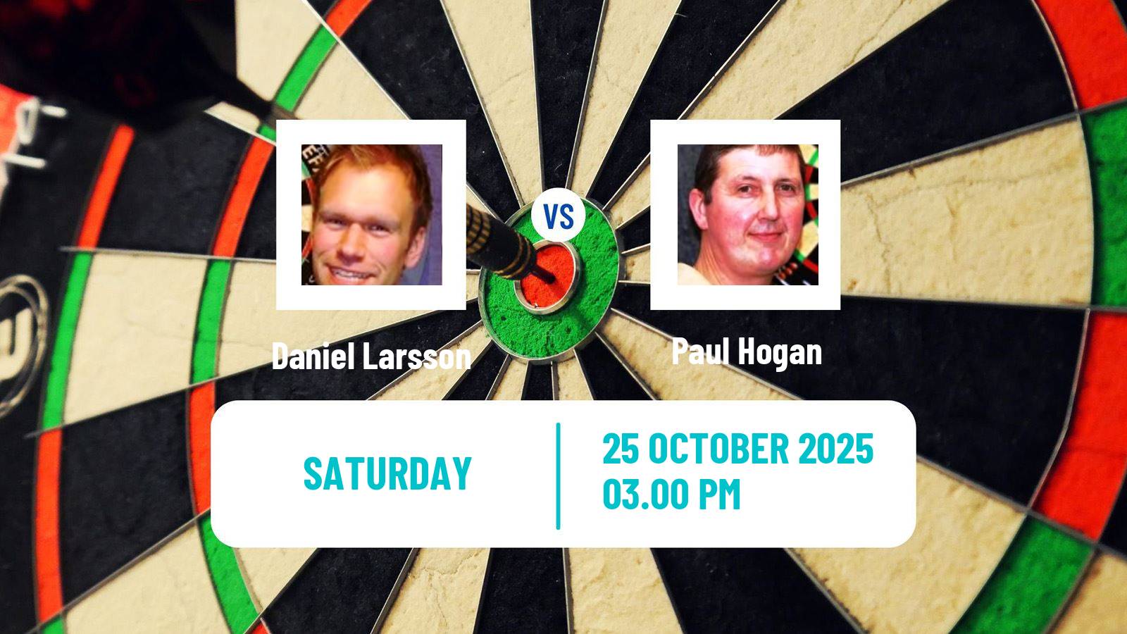 Darts Modus Super Series Daniel Larsson - Paul Hogan