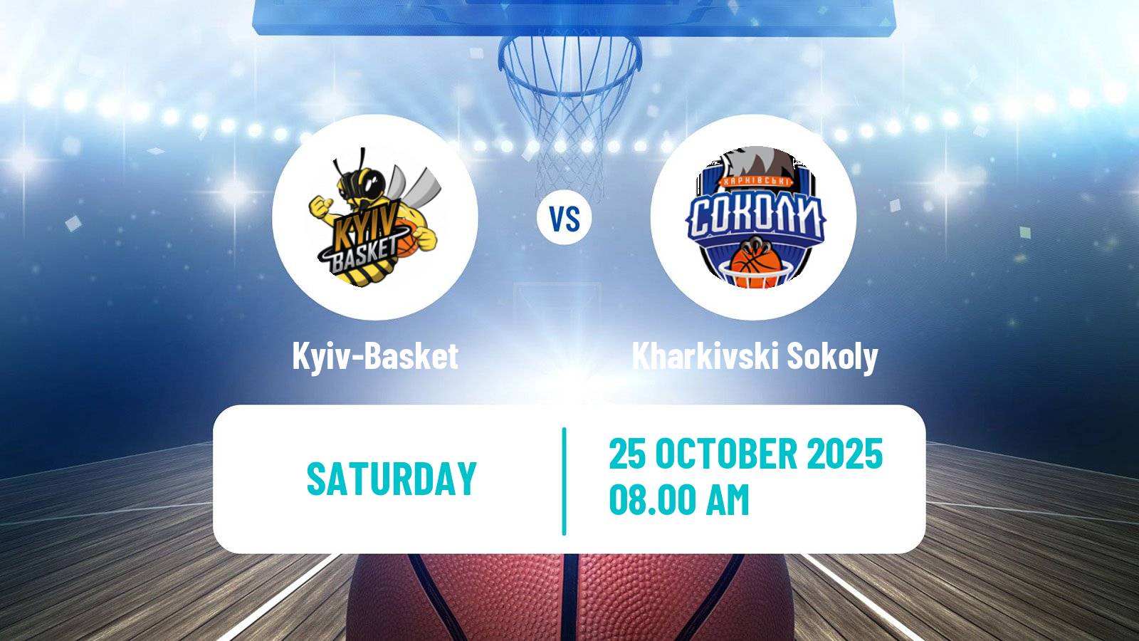 Basketball Ukrainian FBU Super League Kyiv-Basket - Kharkivski Sokoly