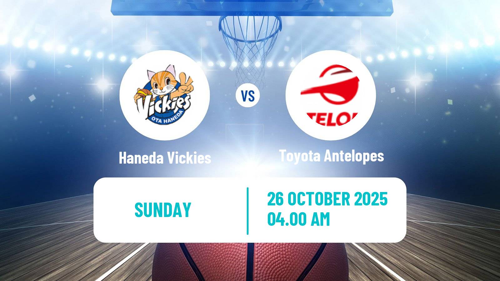 Basketball Japan W League Basketball Haneda Vickies - Toyota Antelopes