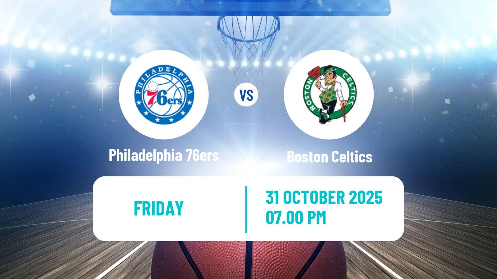 Basketball NBA Philadelphia 76ers - Boston Celtics