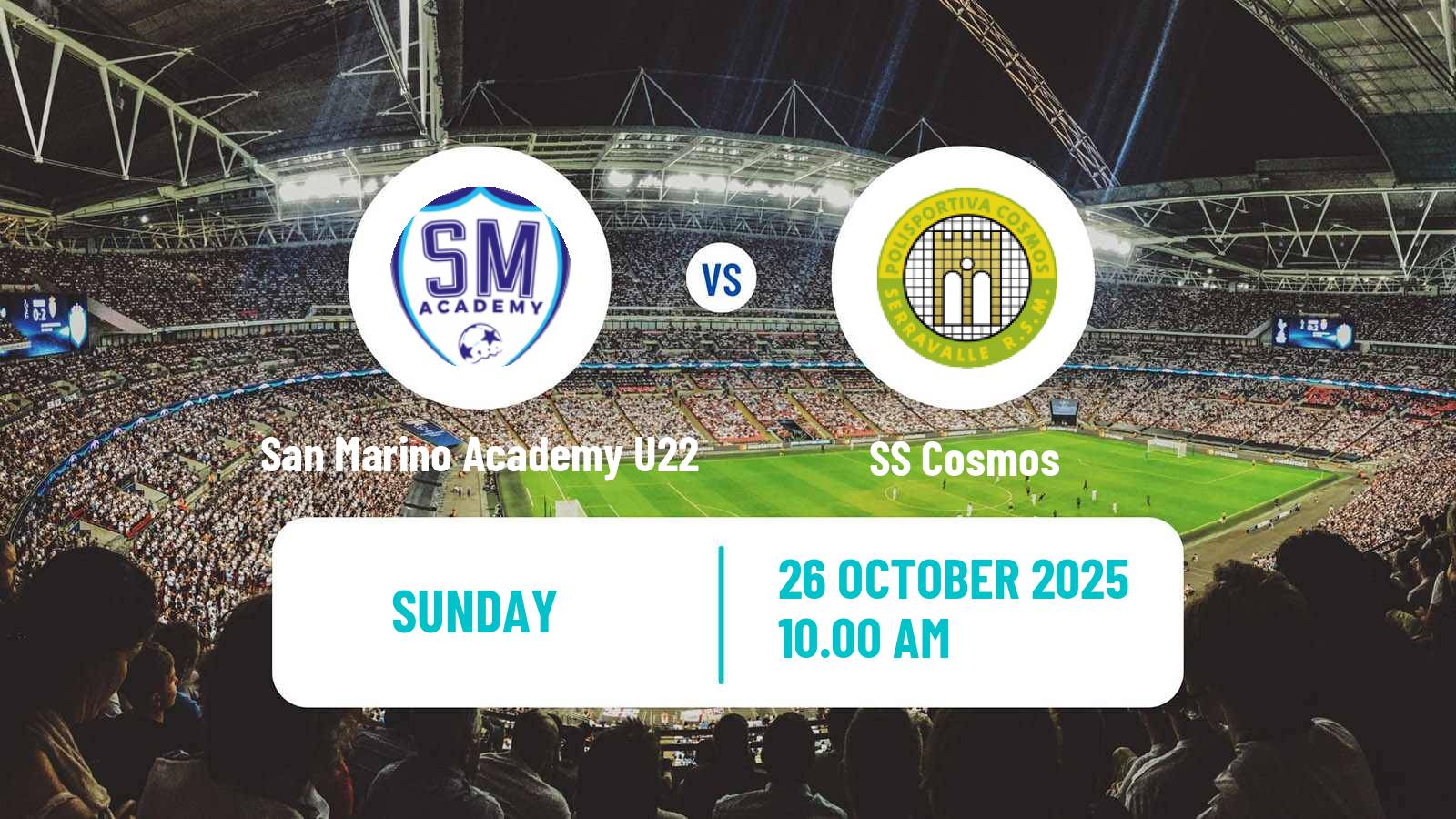 Football San Marino Campionato Sammarinese San Marino Academy U22 - Cosmos