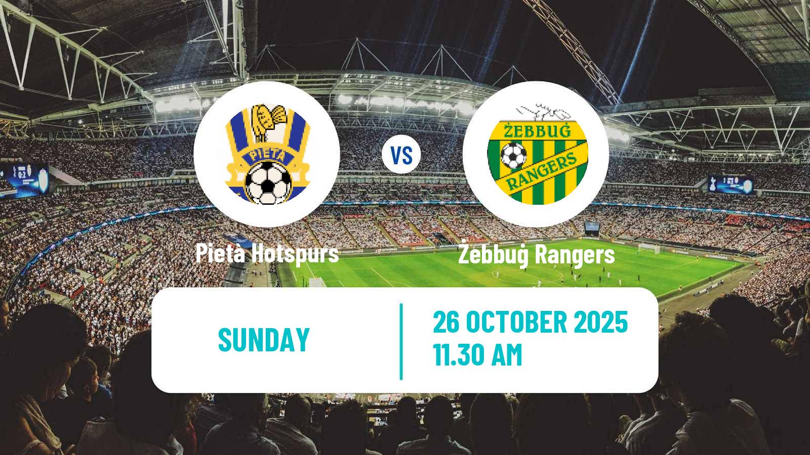 Football Maltese Challenge League Pietà Hotspurs - Żebbuġ Rangers