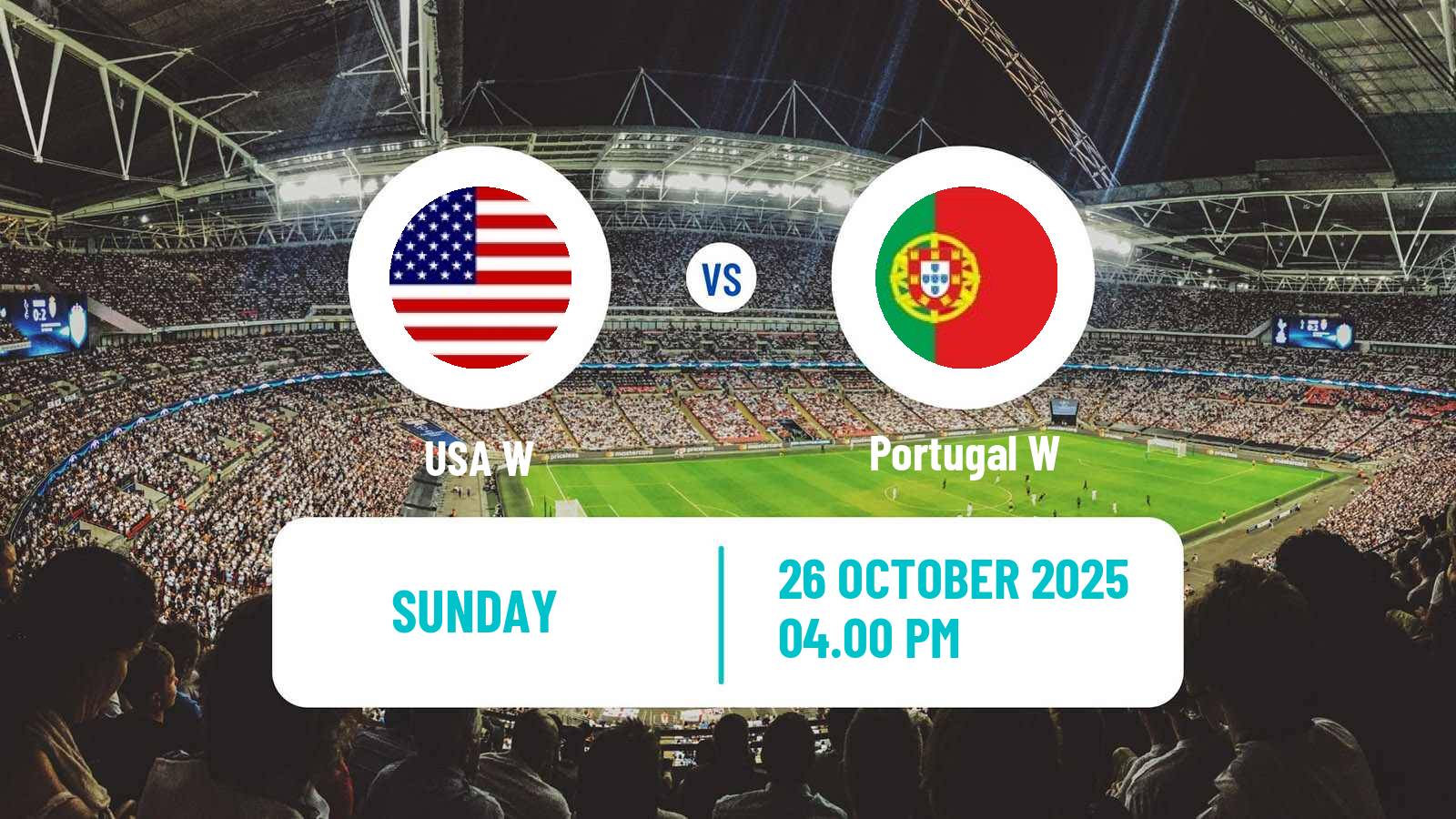 Football Friendly International Women USA W - Portugal W