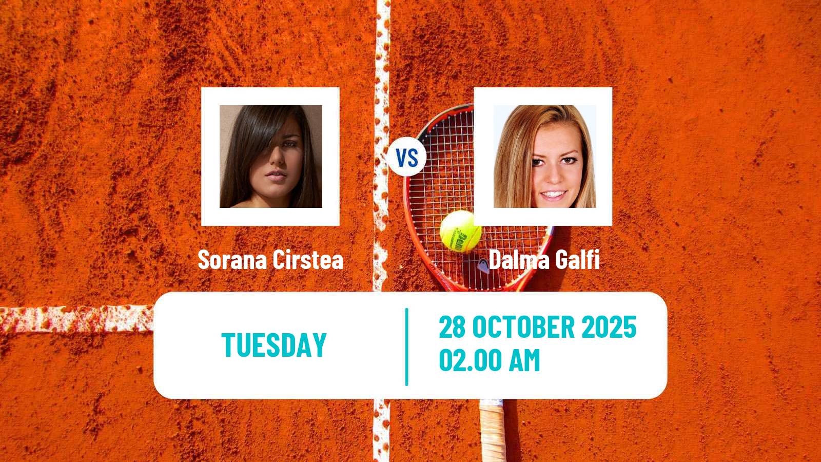 Tennis WTA Hong Kong Sorana Cirstea - Dalma Galfi