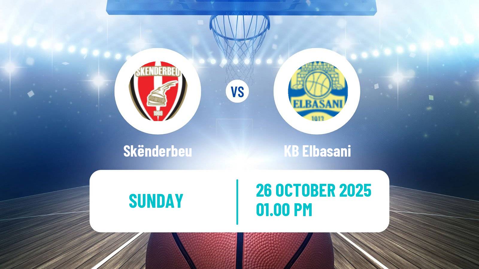 Basketball Albanian Superliga  Basketball Skënderbeu - Elbasani