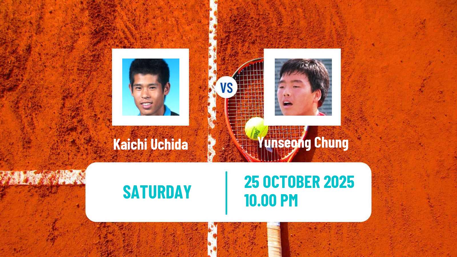 Tennis Seoul Challenger Men Kaichi Uchida - Yunseong Chung
