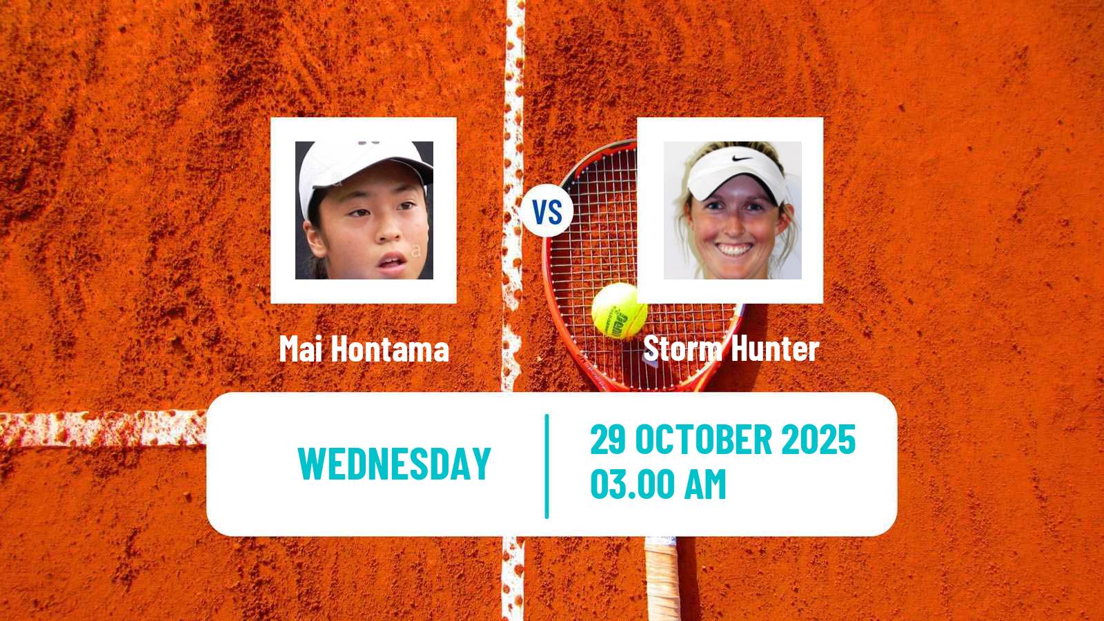 Tennis WTA Chennai Mai Hontama - Storm Hunter