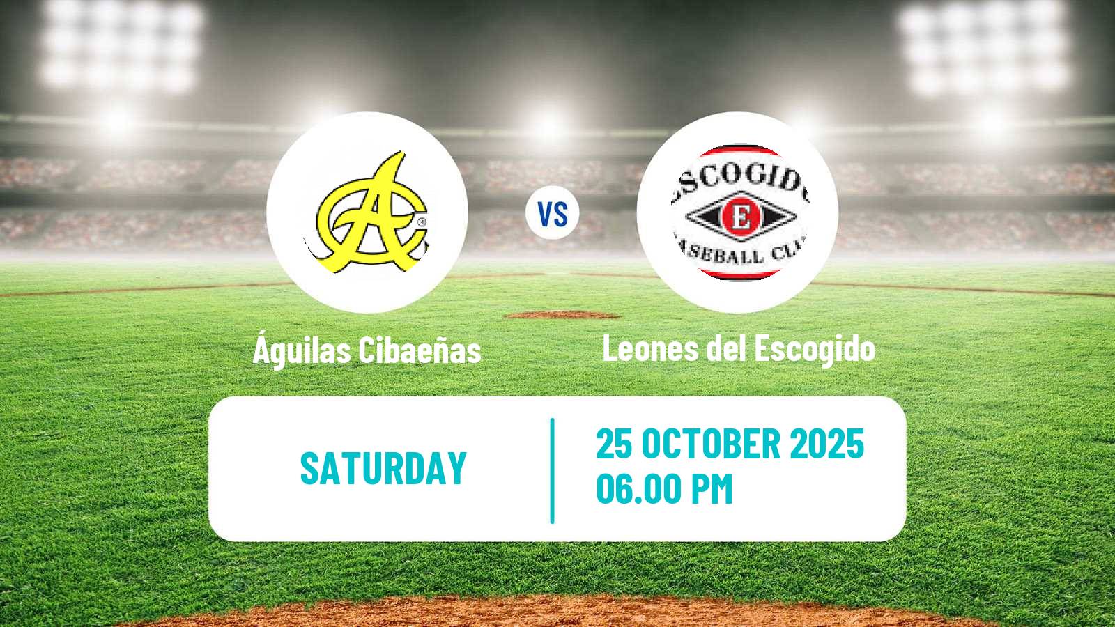 Baseball LIDOM Águilas Cibaeñas - Leones del Escogido