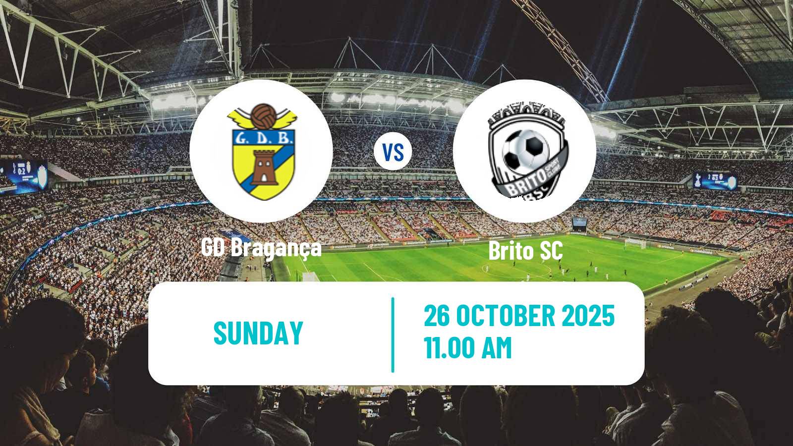 Football Campeonato de Portugal - Group A  Bragança - Brito