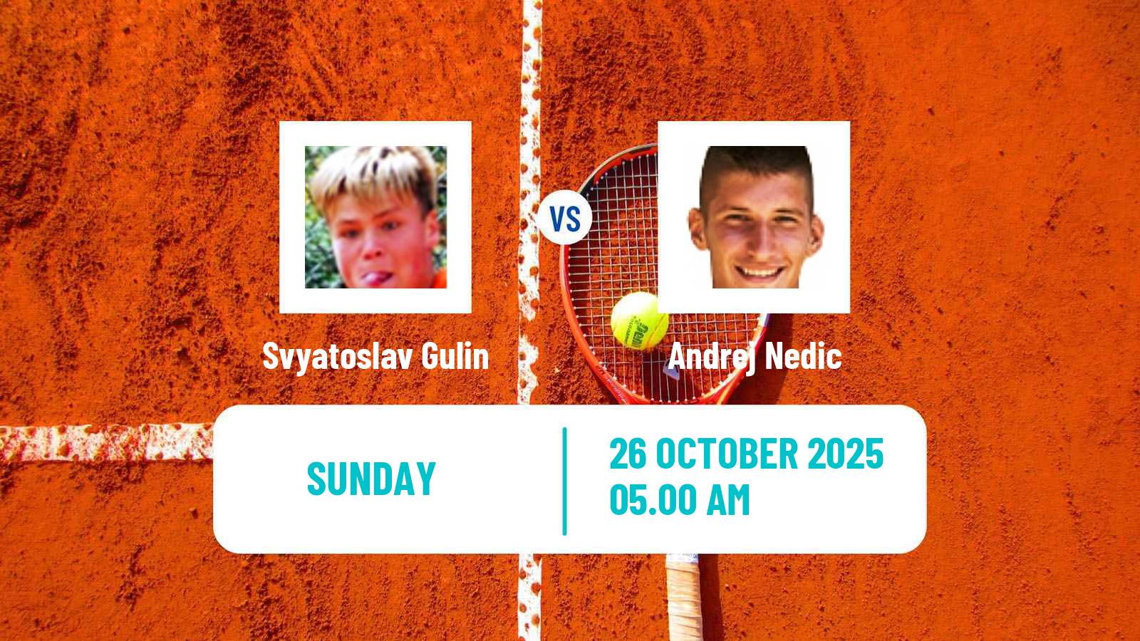 Tennis ITF M15 Bol Men Svyatoslav Gulin - Andrej Nedic