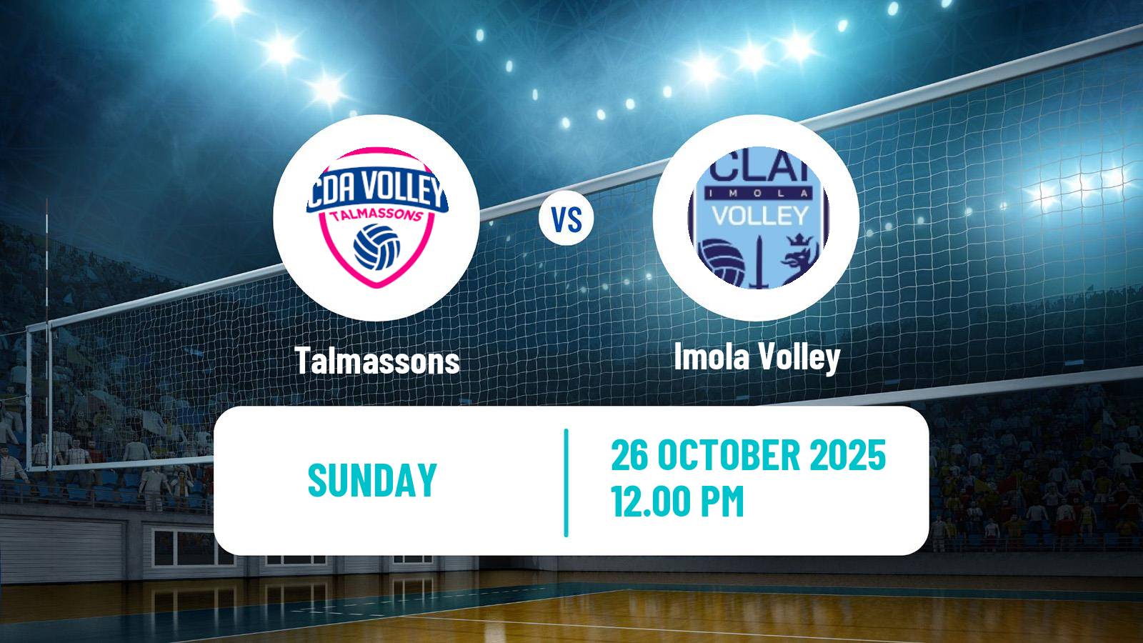 Volleyball Italian Serie A2 Volleyball Women Talmassons - Imola