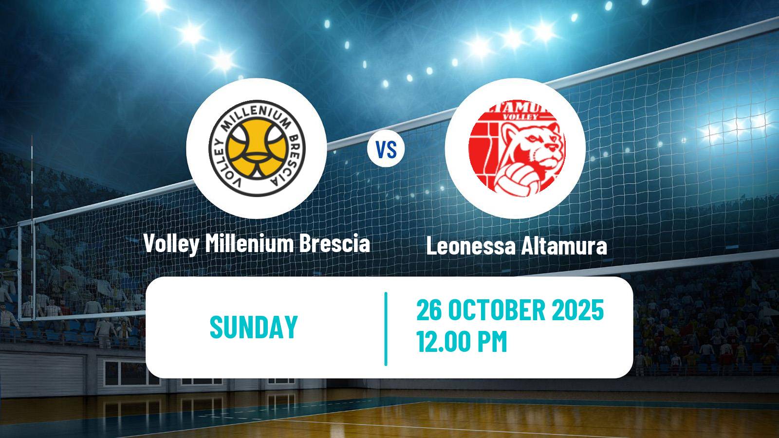 Volleyball Italian Serie A2 Volleyball Women Volley Millenium Brescia - Leonessa Altamura
