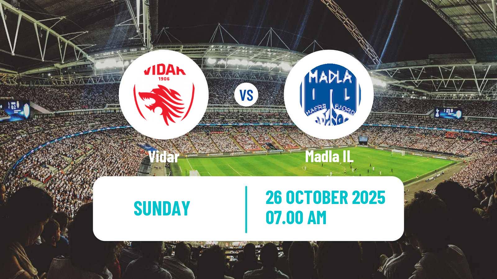 Football Norwegian Division 3 - Group 5 Vidar - Madla