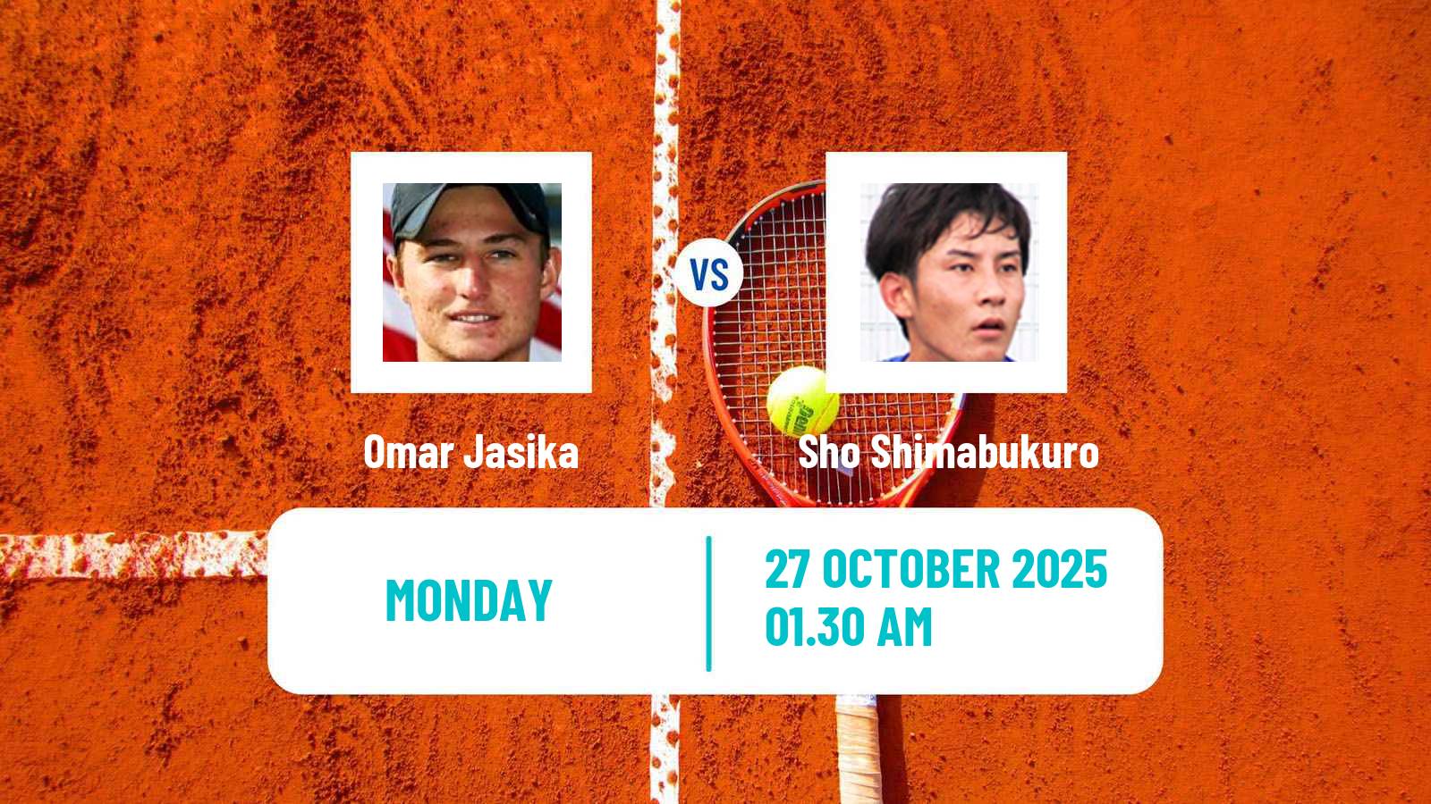 Tennis Seoul Challenger Men Omar Jasika - Sho Shimabukuro