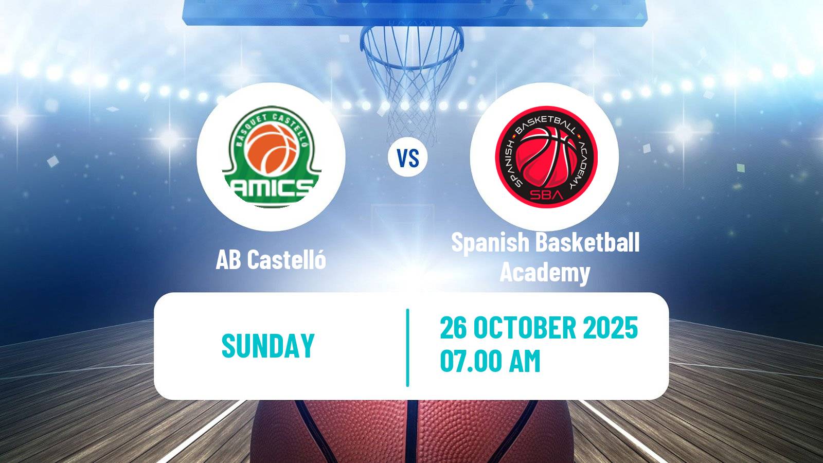Basketball Spanish LEB Plata Castelló - Spanish Basketball Academy