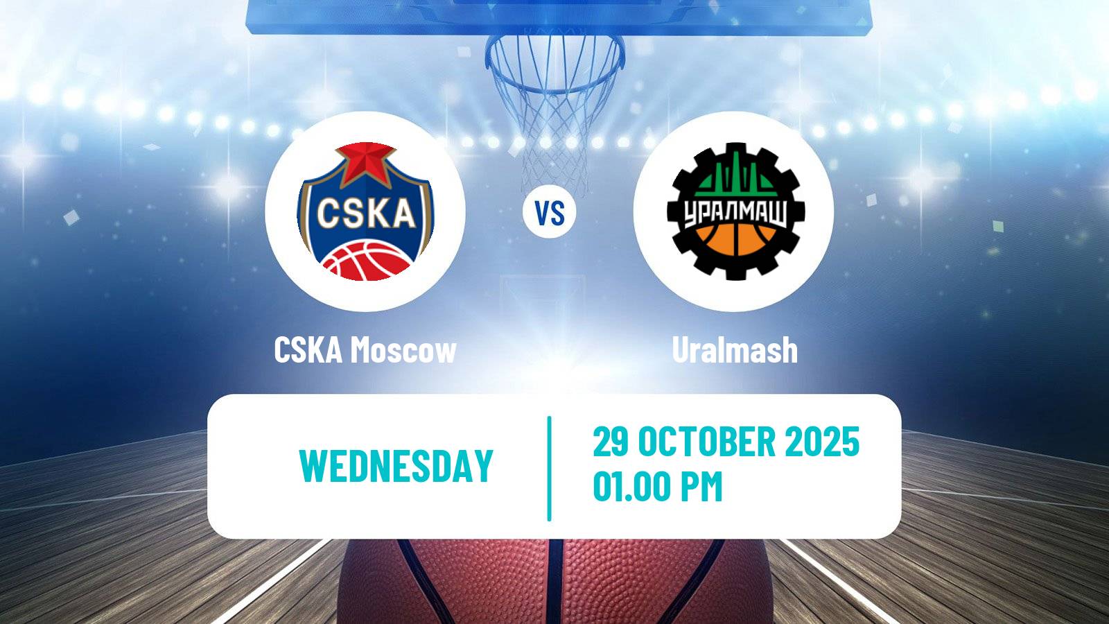 Basketball VTB United League CSKA Moscow - Uralmash