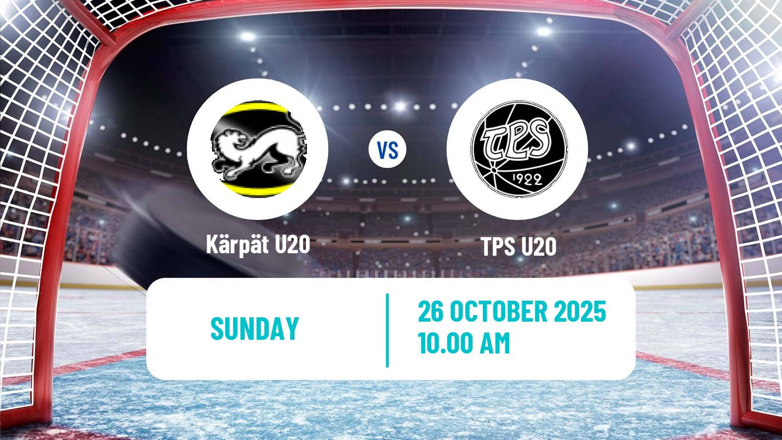 Hockey Finnish SM-sarja U20 Kärpät U20 - TPS U20