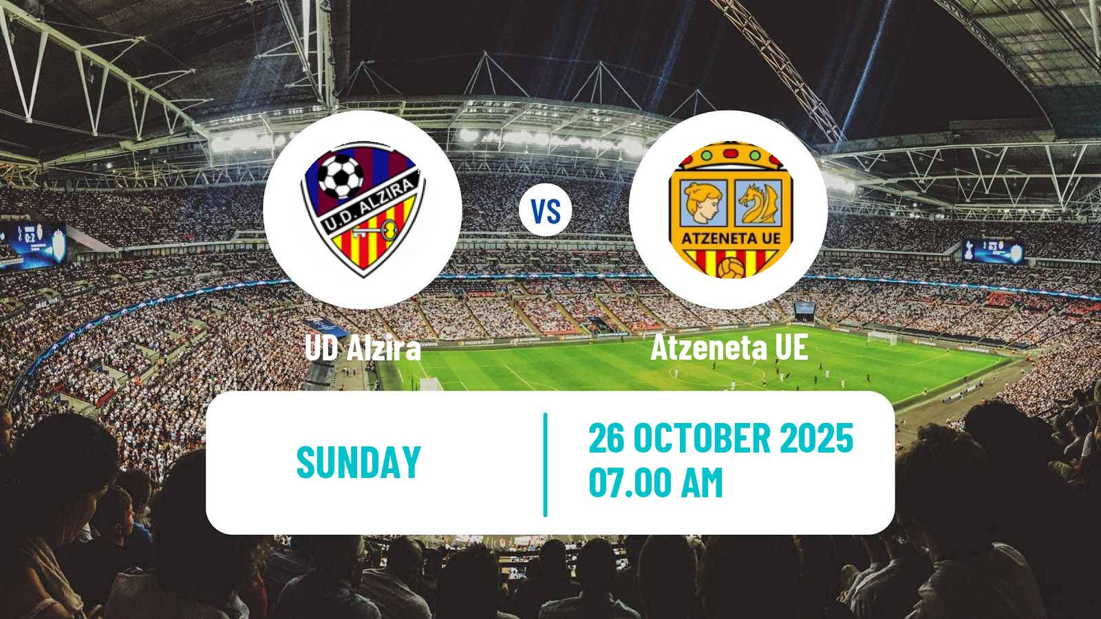 Football Spanish Tercera RFEF - Group 6 Alzira - Atzeneta