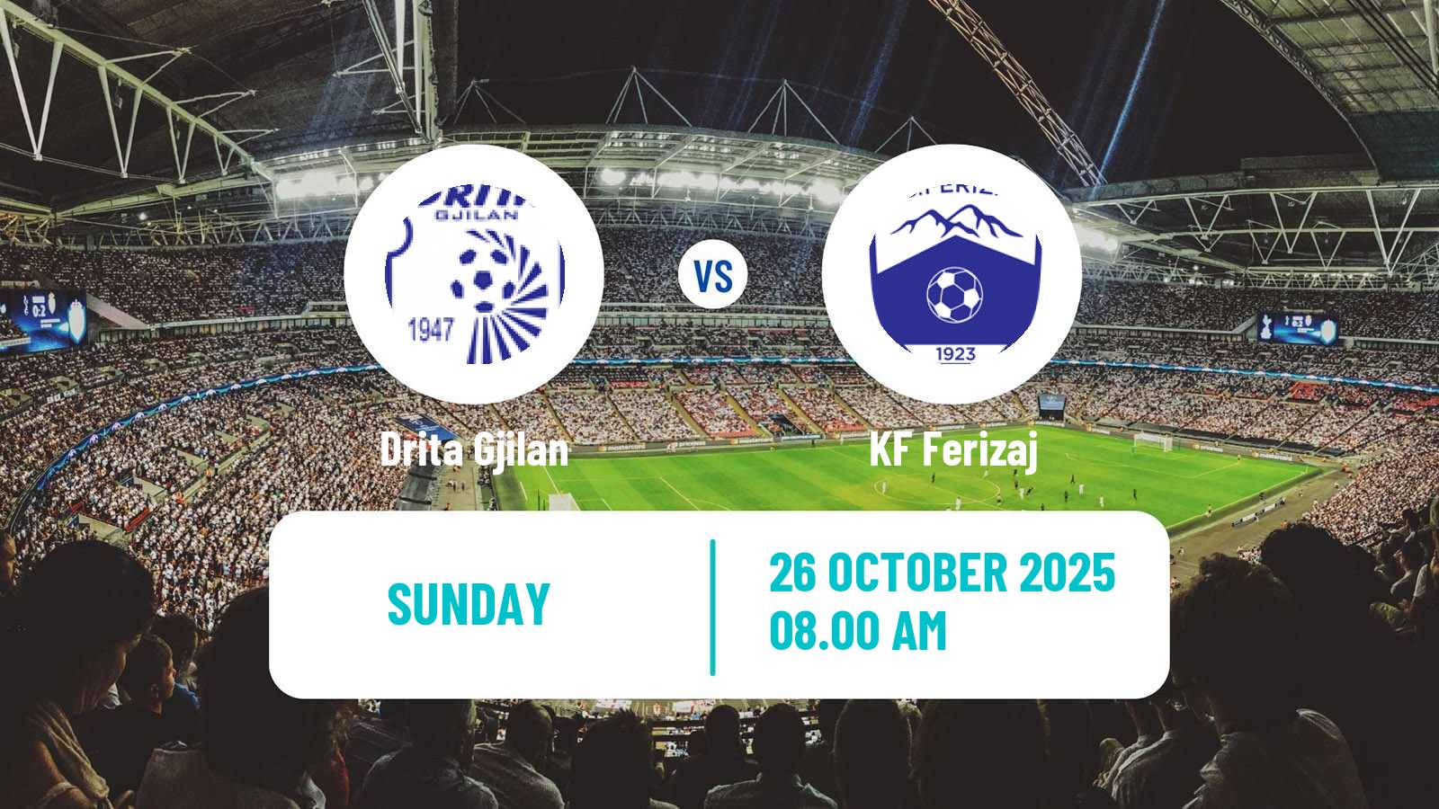 Football Kosovo Superliga Drita Gjilan - Ferizaj