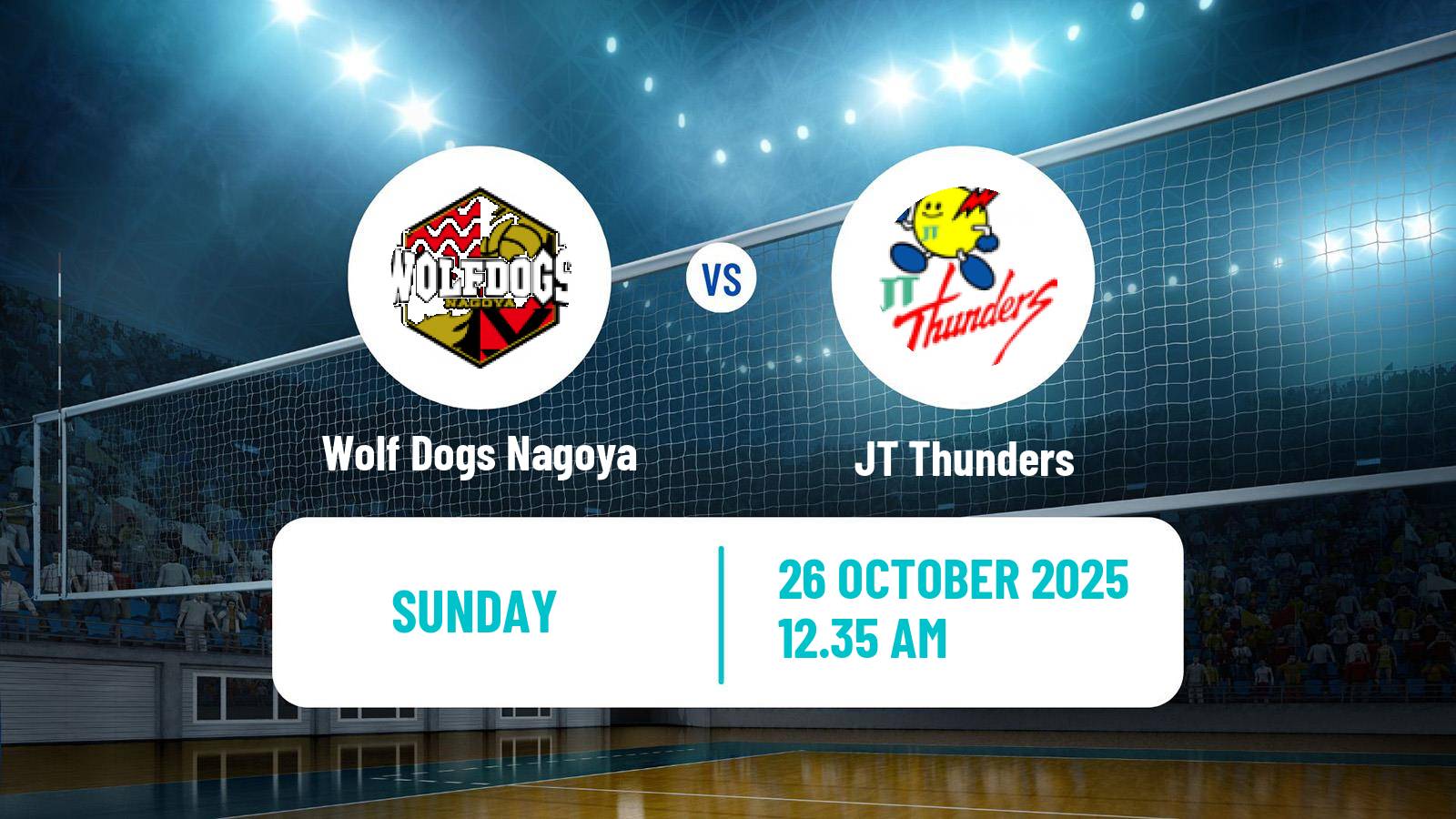 Volleyball Japan V Premier League Wolf Dogs Nagoya - JT Thunders
