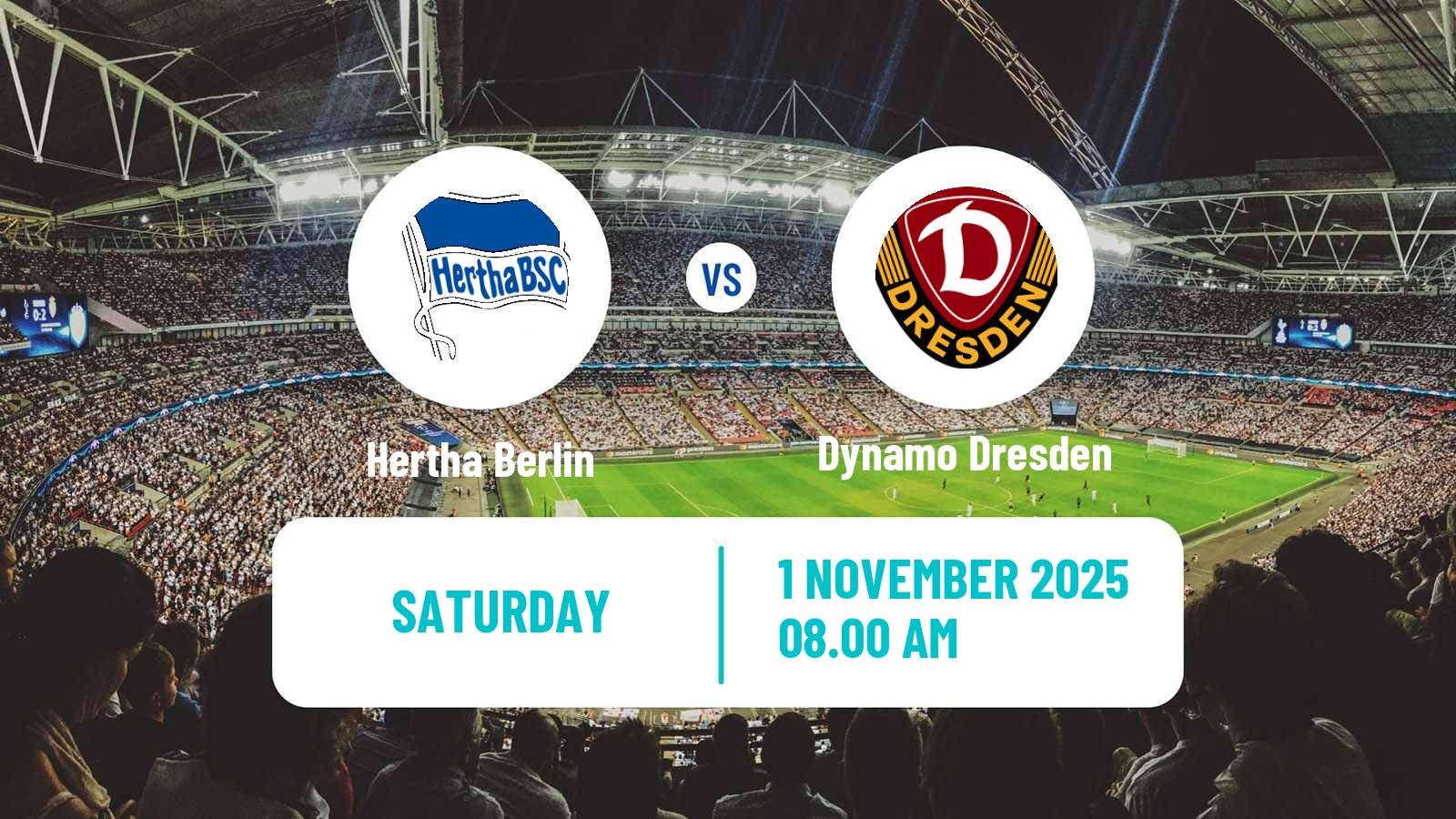 Football German 2 Bundesliga Hertha Berlin - Dynamo Dresden