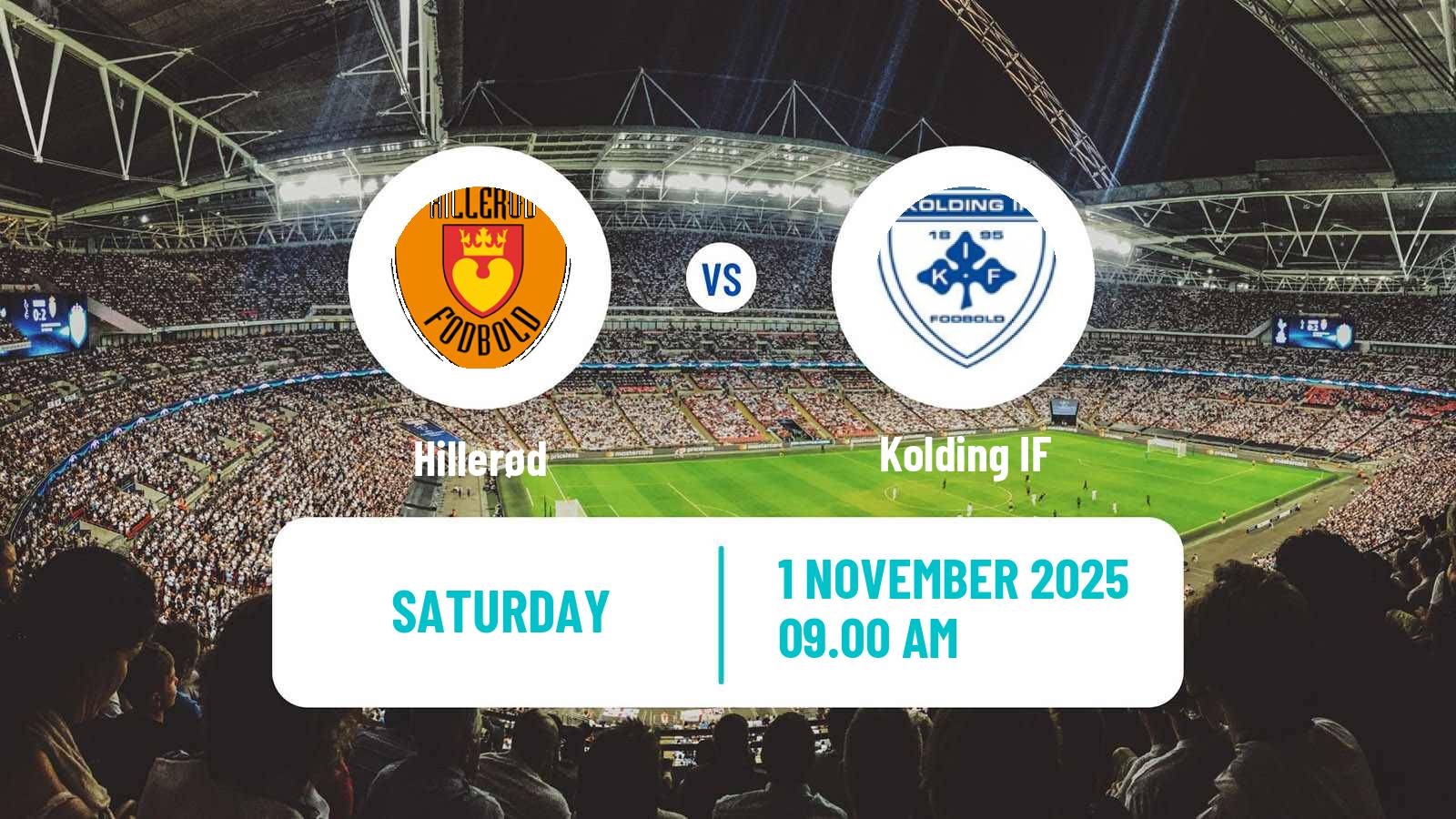 Football Danish 1 Division Hillerød - Kolding IF