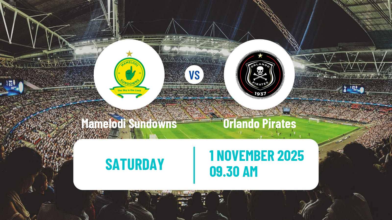 Football South African Premier Soccer League Mamelodi Sundowns - Orlando Pirates