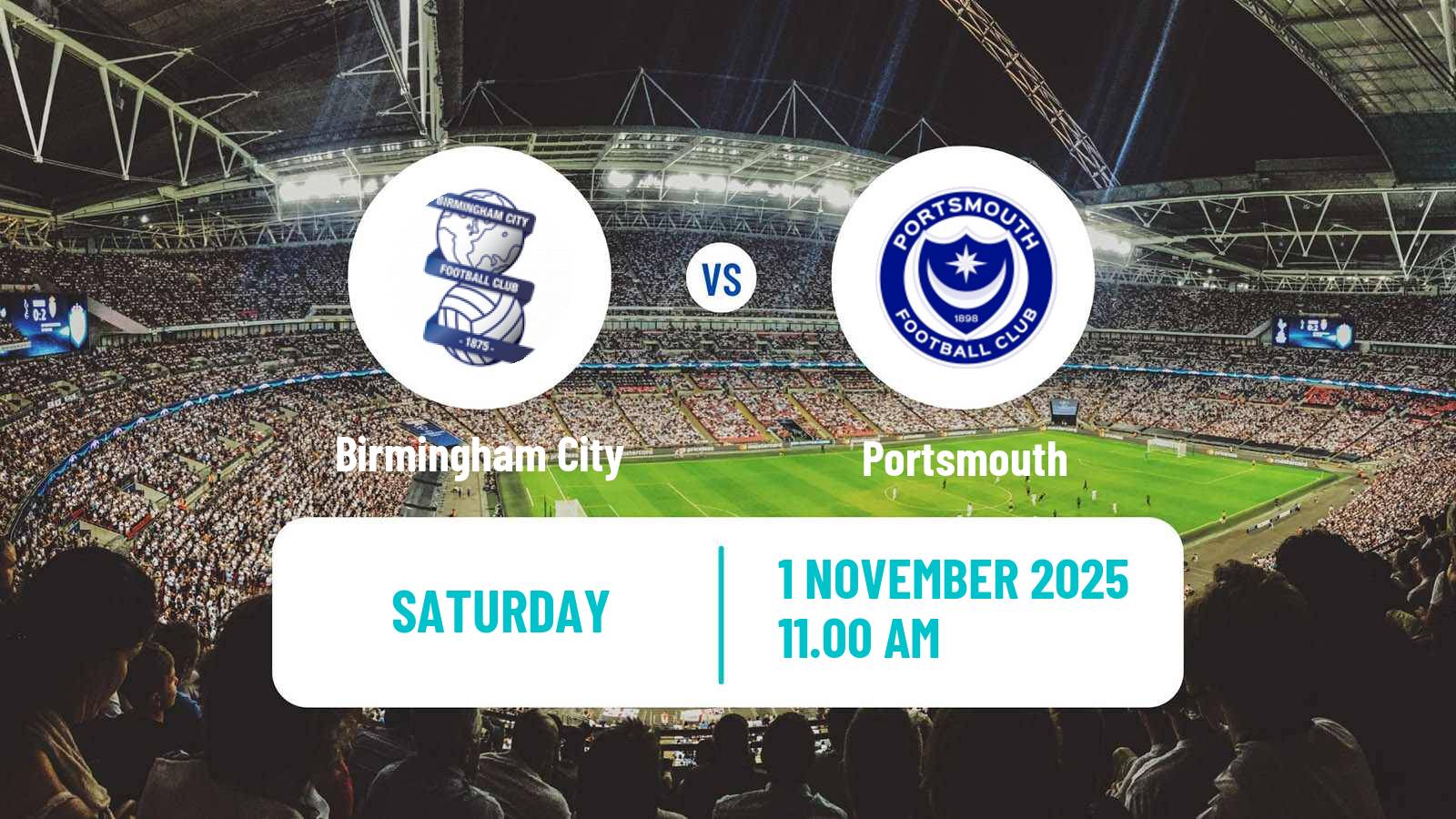Football English League Championship Birmingham City - Portsmouth
