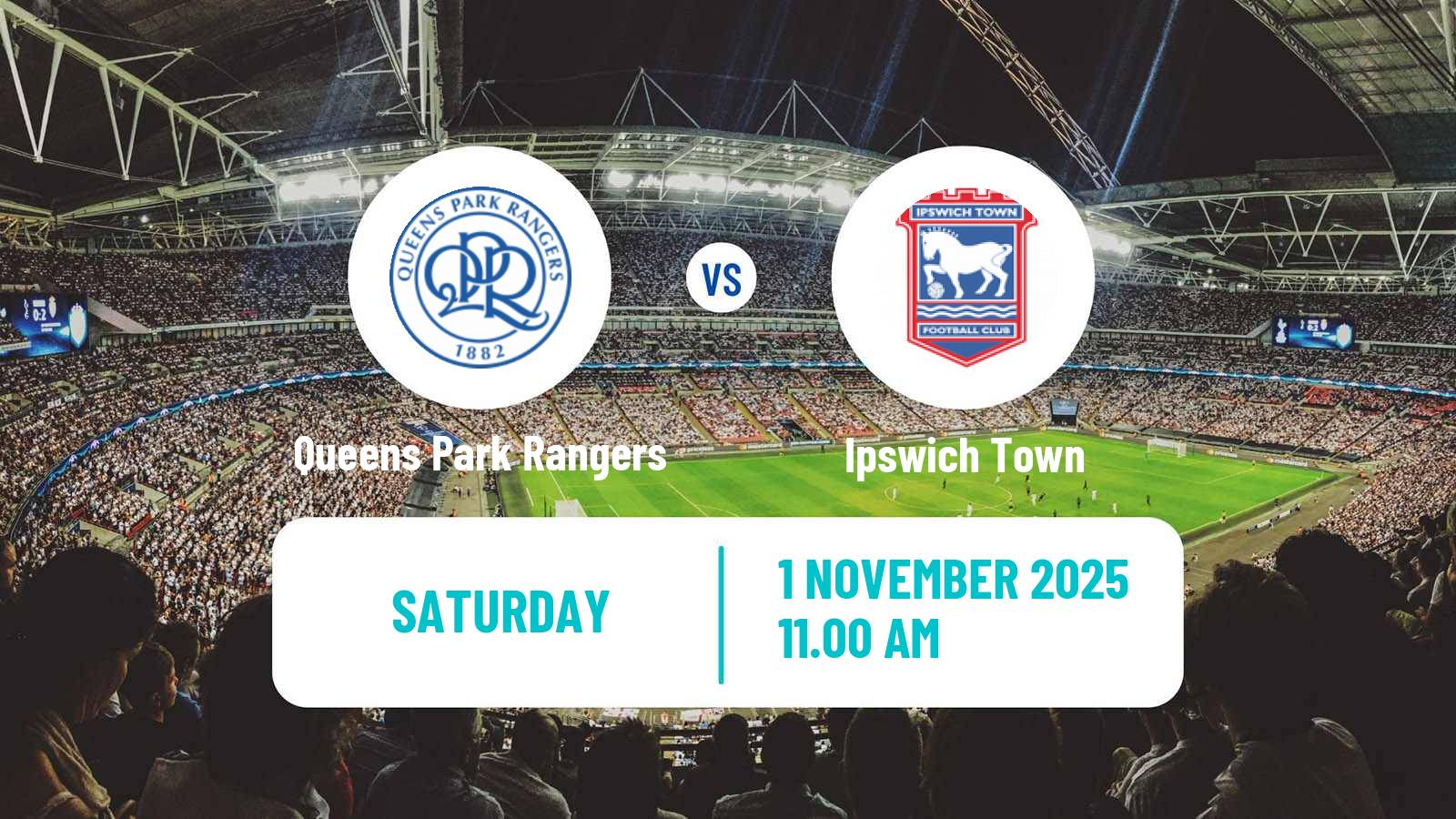 Football English League Championship Queens Park Rangers - Ipswich Town
