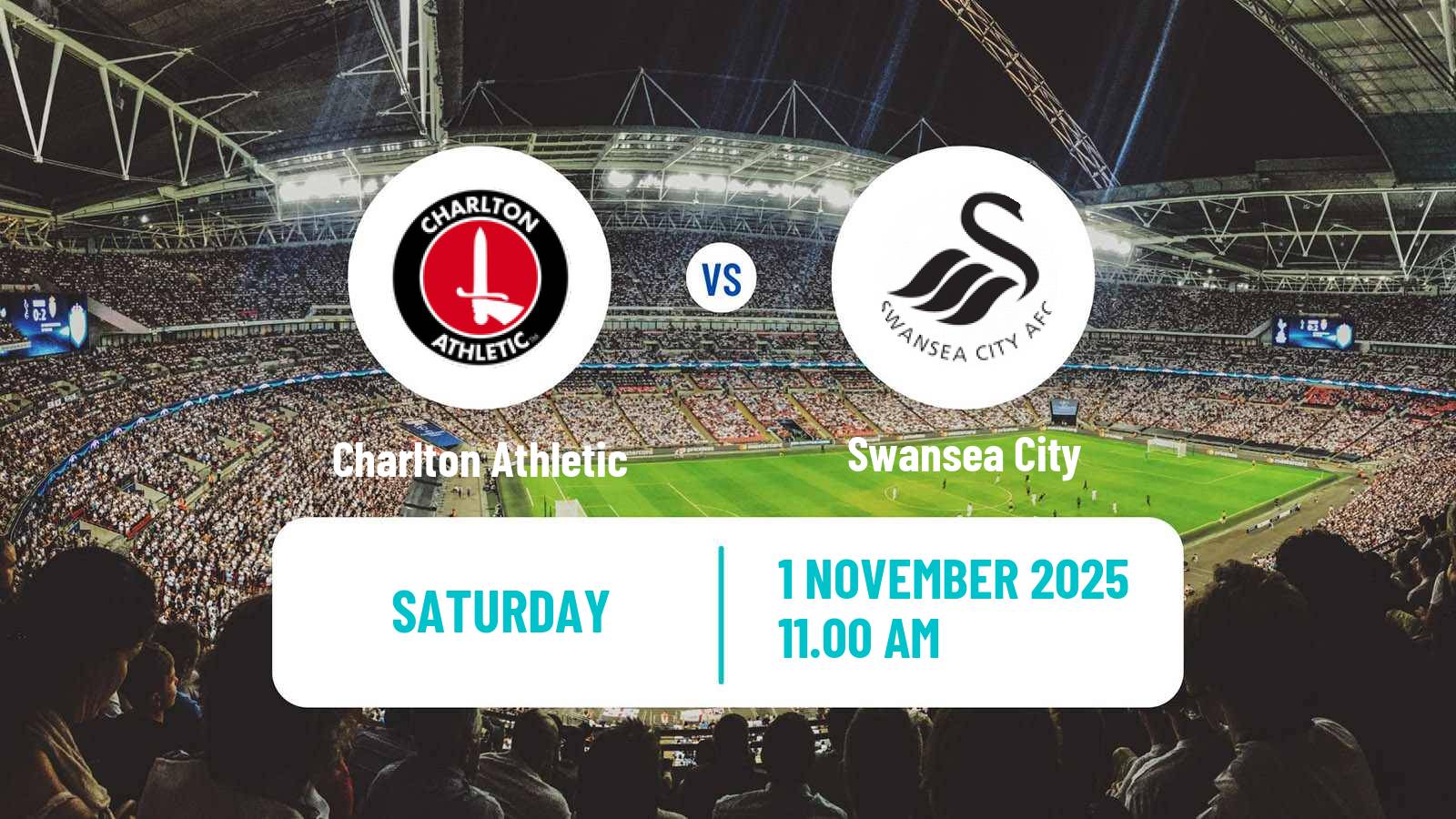 Football English League Championship Charlton Athletic - Swansea City