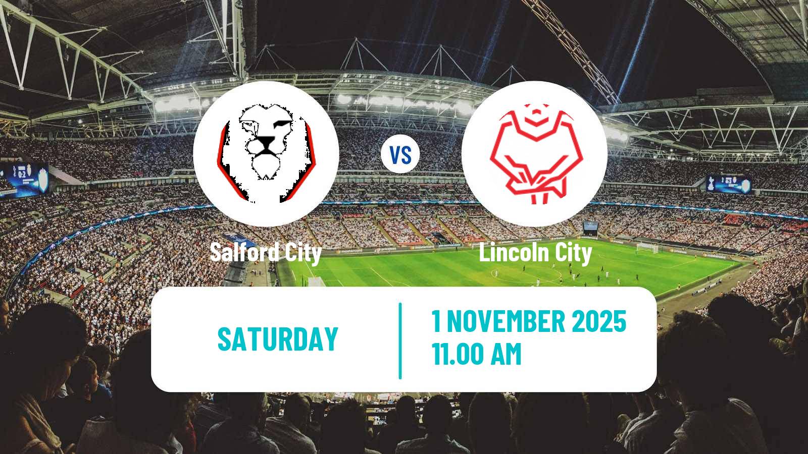 Football English FA Cup Salford City - Lincoln City