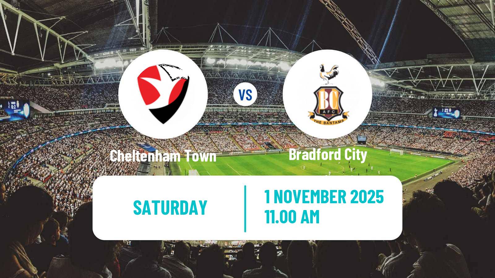 Football English FA Cup Cheltenham Town - Bradford City
