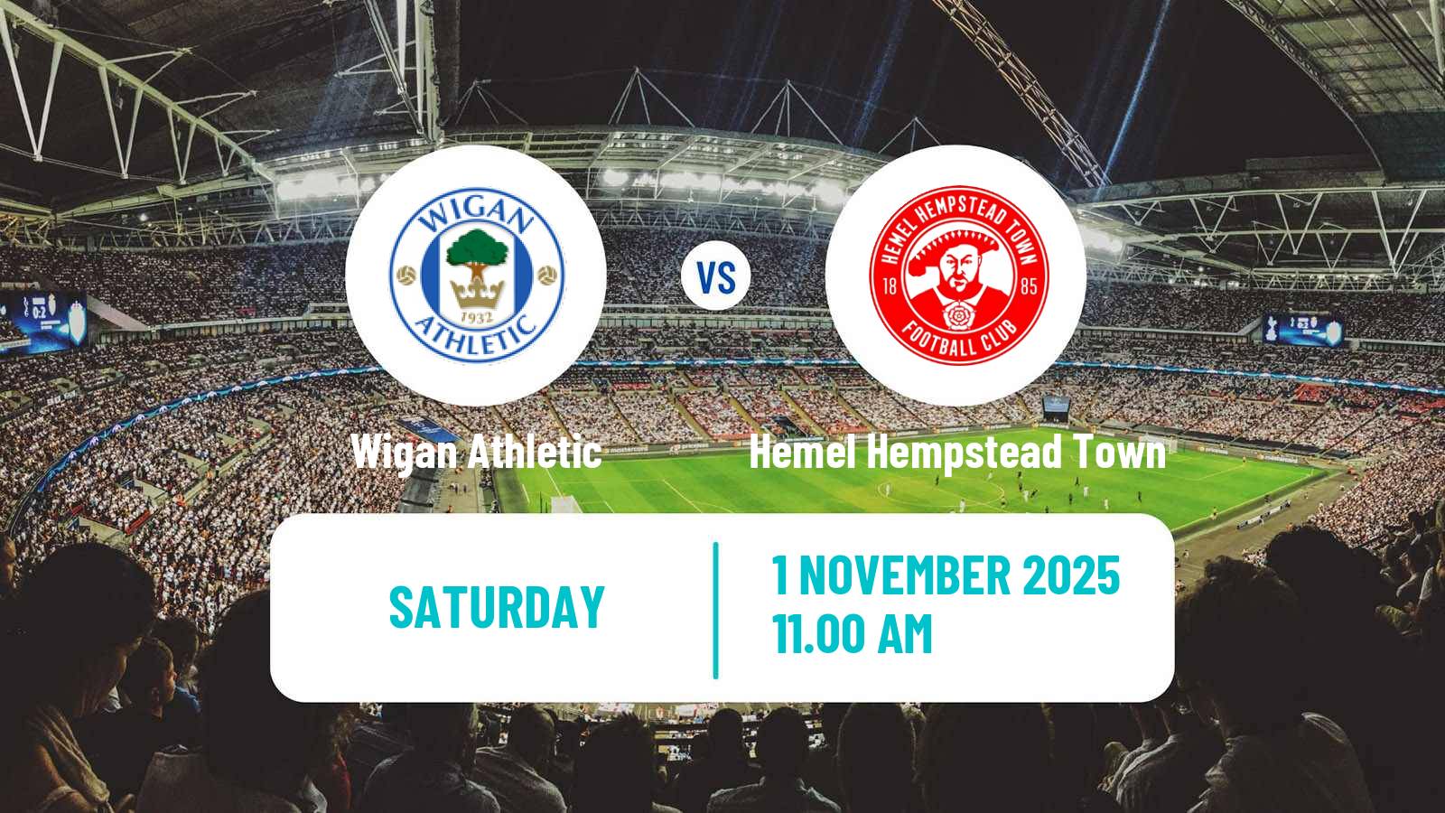 Football English FA Cup Wigan Athletic - Hemel Hempstead Town
